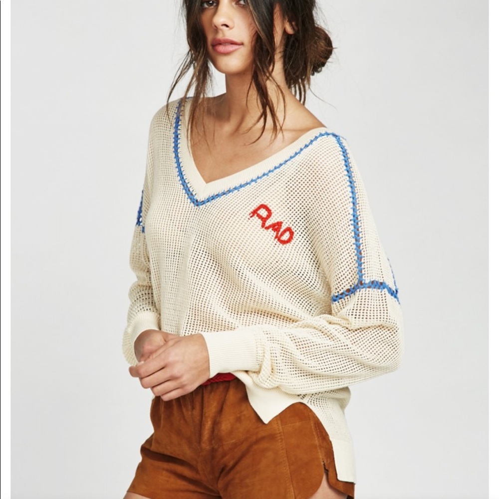 New! Wildfox Awesomely Rad Becca Sweater size M